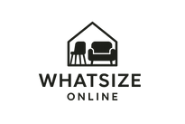 Whatsize Online Furniture Store Logo - Black Version