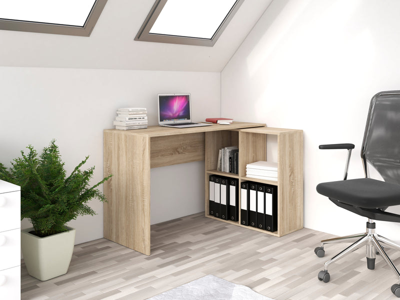 Desk With Shelves