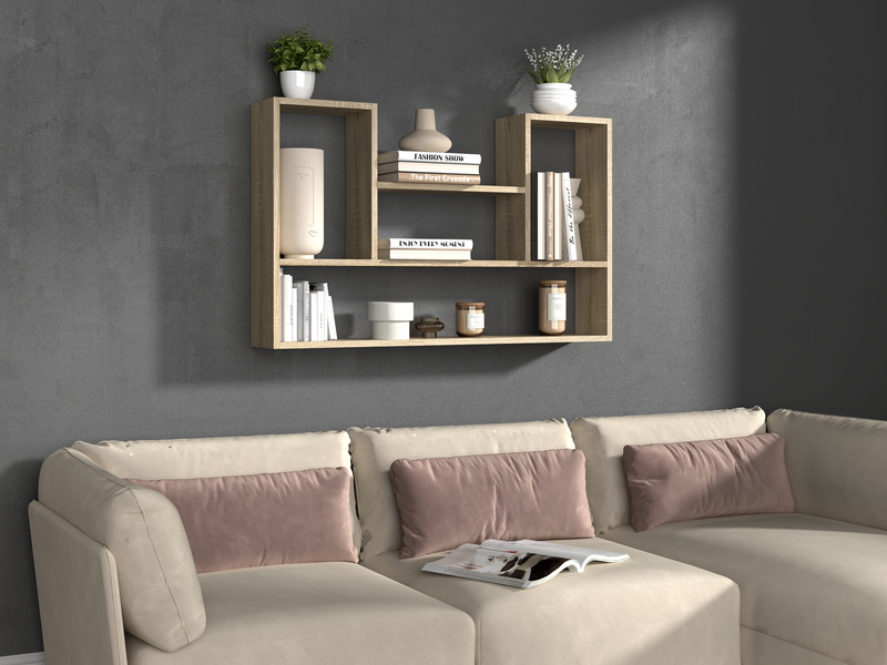 4P Bilbao Wall-Mounted Shelf