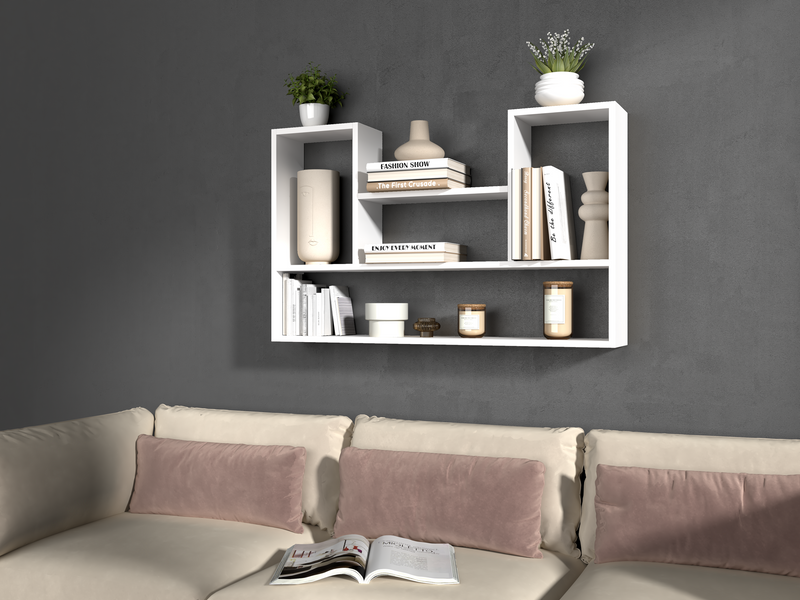 4P Bilbao Wall-Mounted Shelf