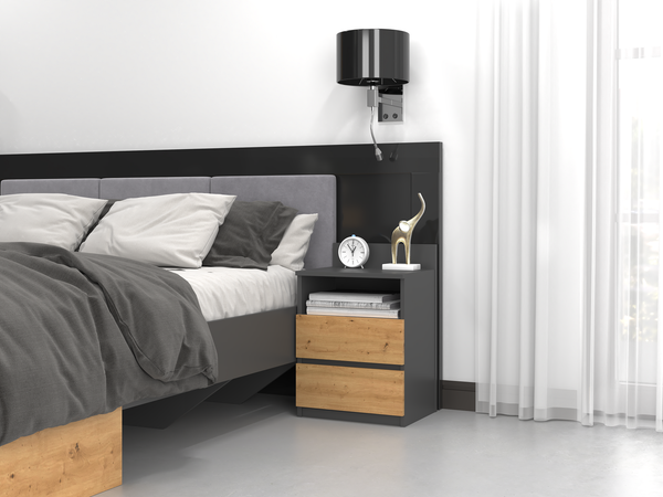 Bedside Table With Drawers for Bedroom