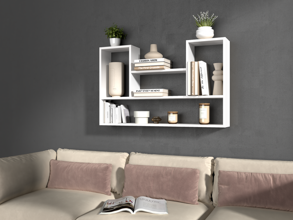 Wall-Mounted Shelf for Living Room