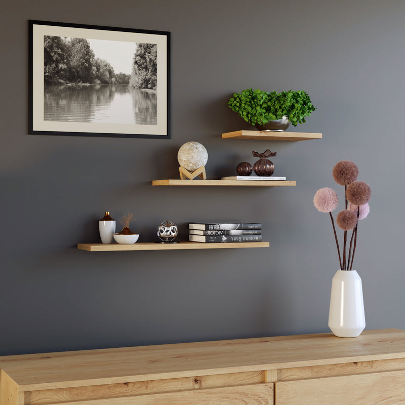 Tobi 3P Wall-Mounted Shelves