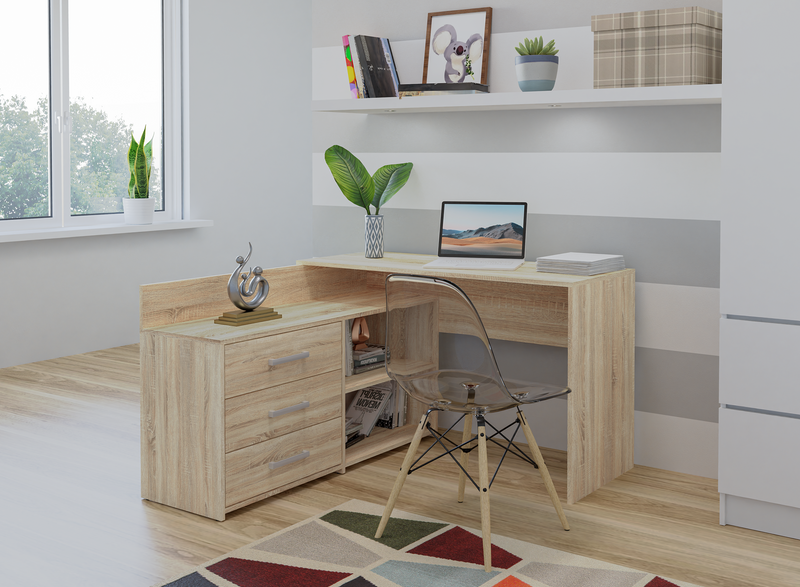 Corner Desk With Drawers