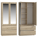 SS-90 Malwa Mirror Wardrobe